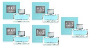5шт-Туалетная вода Antonio Banderas Blue Seduction for Woman 100ml