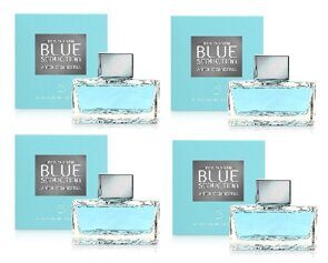 4шт-Туалетная вода Antonio Banderas Blue Seduction for Woman 100ml