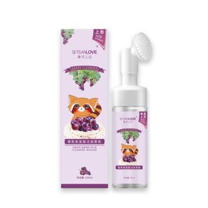Пенка для умывания с экстрактом винограда SersanLove Grape, 120ml