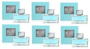 6шт-Туалетная вода Antonio Banderas Blue Seduction for Woman 100ml